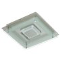 Briloner LED-Deckenleuchte, Deckenlampe, 10,5 Watt 1000 Lumen , Glas, eckig