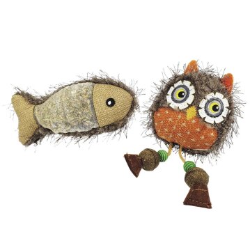 NOBBY Pl&uuml;schfisch/Pl&uuml;scheule, 13 + 15 cm