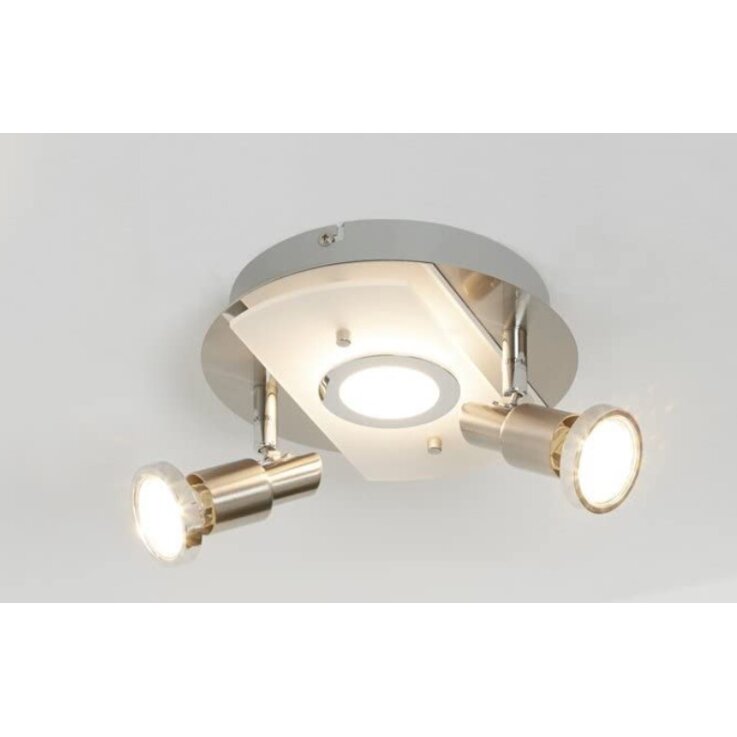 Briloner 3595-032 - LED Spotlight RIPOSO 1xLED/5W/230V + 2xGU10/3W