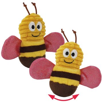 NOBBY Stoffbiene mit Catnip, 9 cm