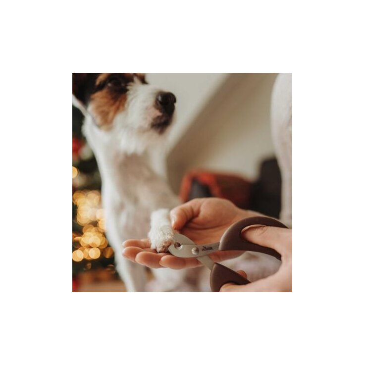 Hunter Krallenschere Spa 10 x 7 cm, Kunststoff braun/grau