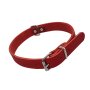 NOBBY Lederhalsband "Tabil", rot, M, 47 cm (38-44 cm), 18 mm