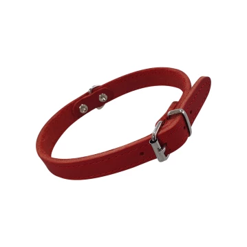 NOBBY Lederhalsband "Tabil", rot, S, 37 cm...