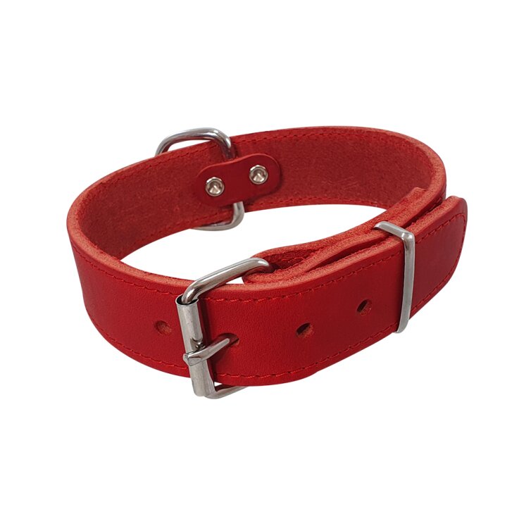 NOBBY Halsband extra "Tabil", rot, L, 45 cm (34-40 cm), 30 mm