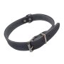 NOBBY Lederhalsband "Tabil", grau, M - L, 52 cm (42-48 cm), 22 mm