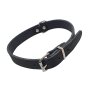 NOBBY Lederhalsband "Tabil", schwarz, M - L, 52 cm (42-48 cm), 22 mm