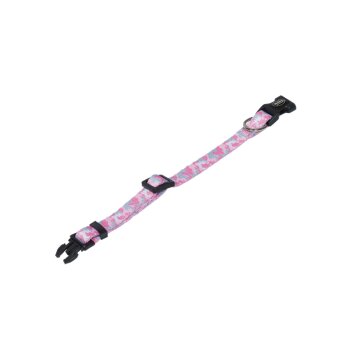 NOBBY Halsband Camouflage, pink, L: 13-20 cm; B: 10 mm