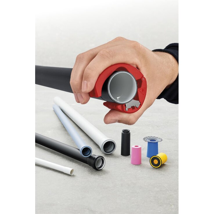 KNIPEX 90 22 10 BK; BiX® Schneider für Kunststoffrohre und Dichthülsen