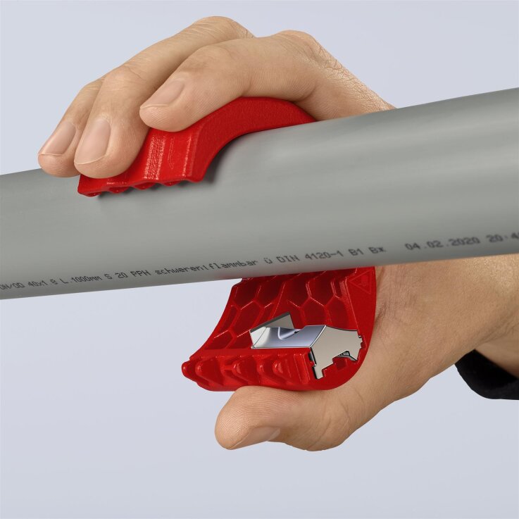 KNIPEX 90 22 10 BK; BiX® Schneider für Kunststoffrohre und Dichthülsen