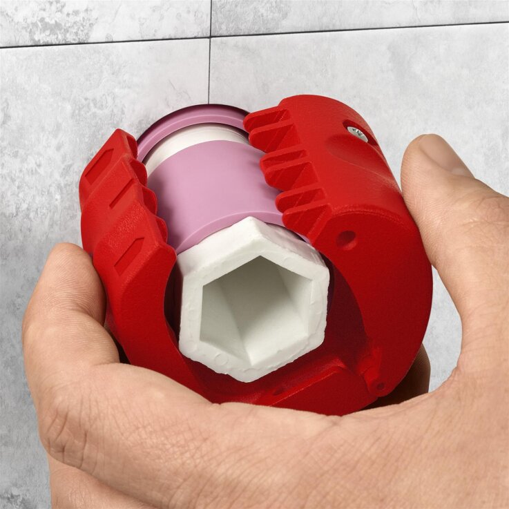 KNIPEX 90 22 10 BK; BiX® Schneider für Kunststoffrohre und Dichthülsen