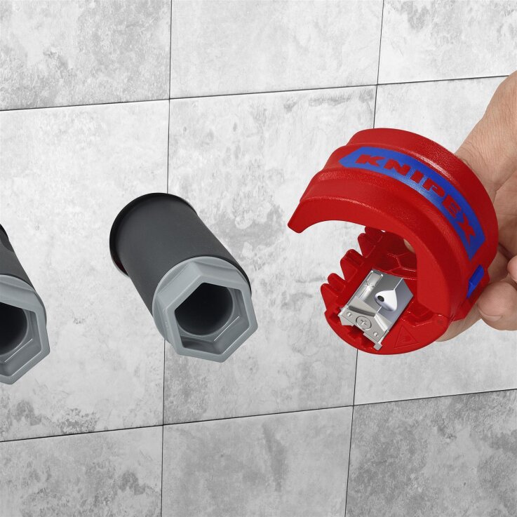 KNIPEX 90 22 10 BK; BiX® Schneider für Kunststoffrohre und Dichthülsen
