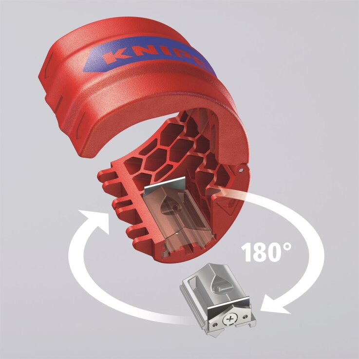 KNIPEX 90 22 10 BK; BiX® Schneider für Kunststoffrohre und Dichthülsen