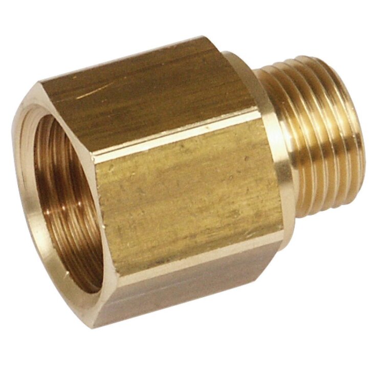 AIRCRAFT 2200152 Reduziernippel lang 3/8" IG x 1/4" AG Innen-, Außengewinde