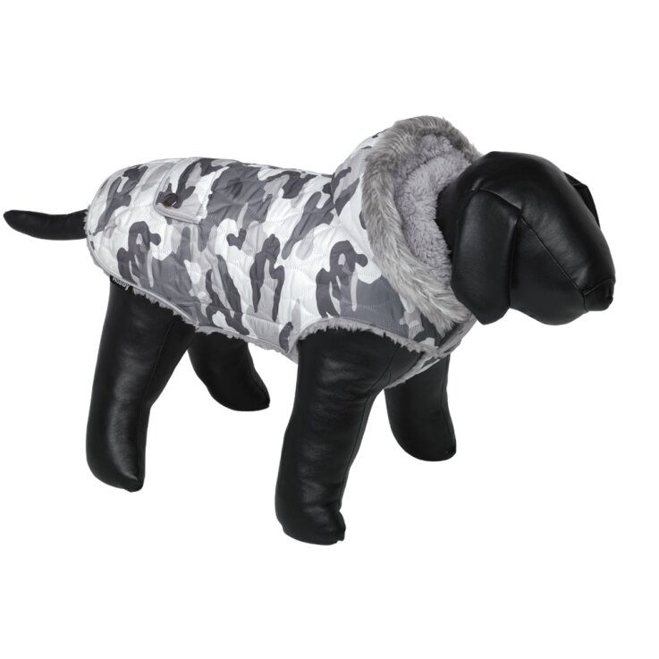 NOBBY Hundemantel "POLAR", grau camouflage, 29 cm