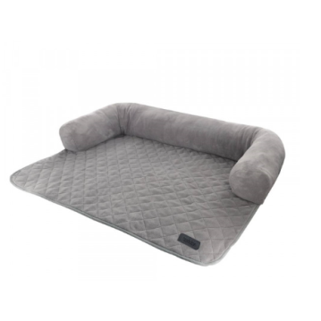 NOBBY Sofamatte "Penka" grau, ca. 110 x 85 x 15 cm