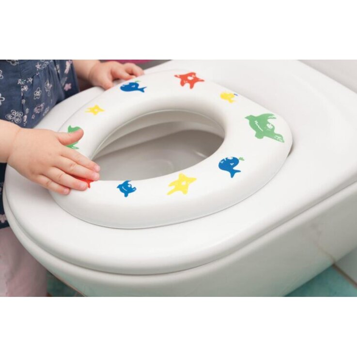 Kinder-WC-Sitz, bunt, 30 x 30 x 6,5 cm
