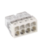 WAGO 8-Leiter-Klemme, transparent/lichtgrau 0,5-2,5mm&sup2;