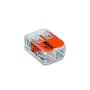 WAGO 2-Leiter-Klemme COMPACT transparent Bedienhebel 0,14-4mm²