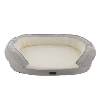 NOBBY Komfortbett oval "AMCA" beige,  78 x 62...