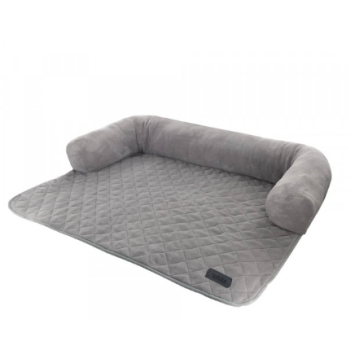 NOBBY Sofamatte "Penka" grau, 91 x 74 x 10 cm