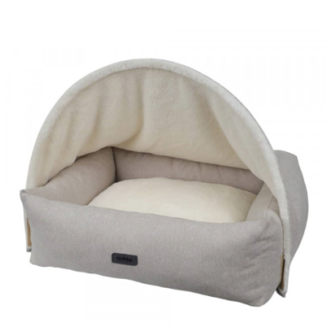 NOBBY Komfortbett mit H&ouml;hle "ILANA" beige,...