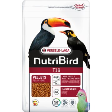 NUTRIBIRD T16 Extrudierte Pellets, für Frucht und...