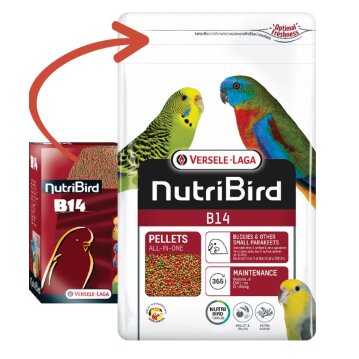 NUTRIBIRD B14 Extrudierte Pellets, für Sittiche, 3 kg