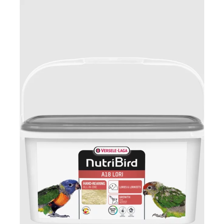 NUTRIBIRD A18 LORI Handaufzuchtfutter für Loris und Loriculus 800gr.