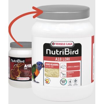 NUTRIBIRD A18 LORI Handaufzuchtfutter für Loris und...
