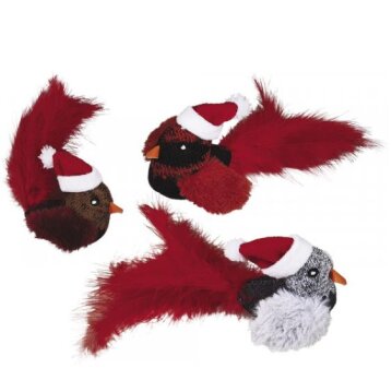 NOBBY Weihnachtsvögel, 14 cm