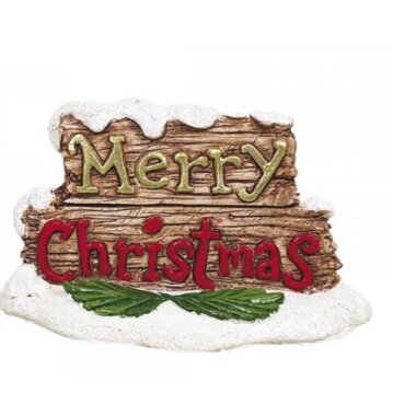 NOBBY Merry Christmas Schild, 10 x 4,5 x 6 cm