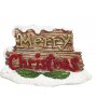 NOBBY Merry Christmas Schild, 10 x 4,5 x 6 cm