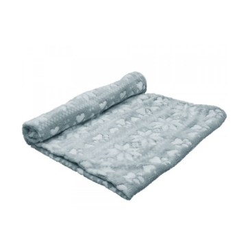 NOBBY Xmas Fleece Plaid FLOKON, 70 x 100 cm