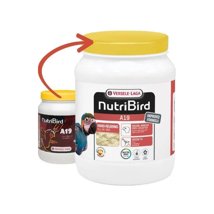NUTRIBIRD A 19 Handaufzuchtfutter für Aras und Papageien, 800 g