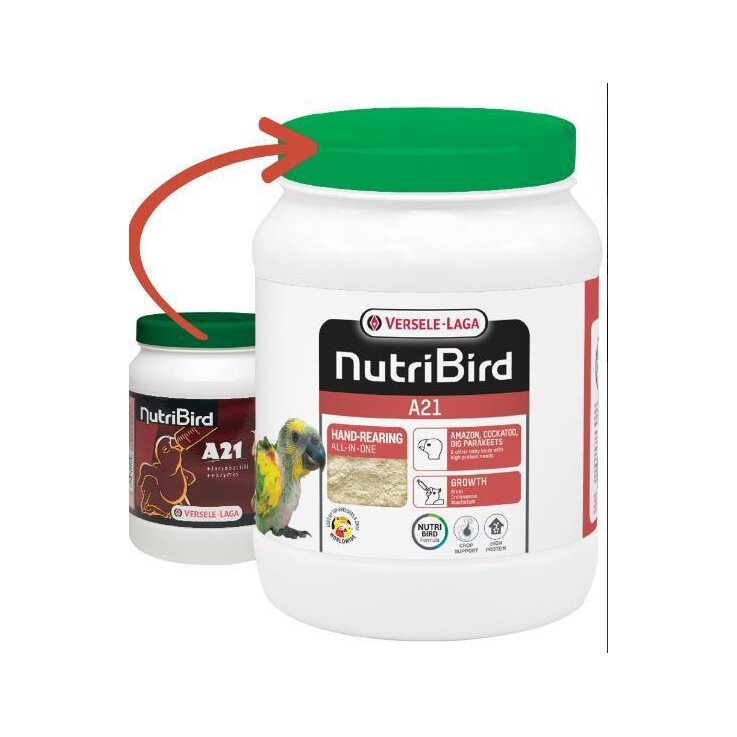 NUTRIBIRD A 21 Handaufzuchtfutter, für Papageien und Sittiche, 250 g