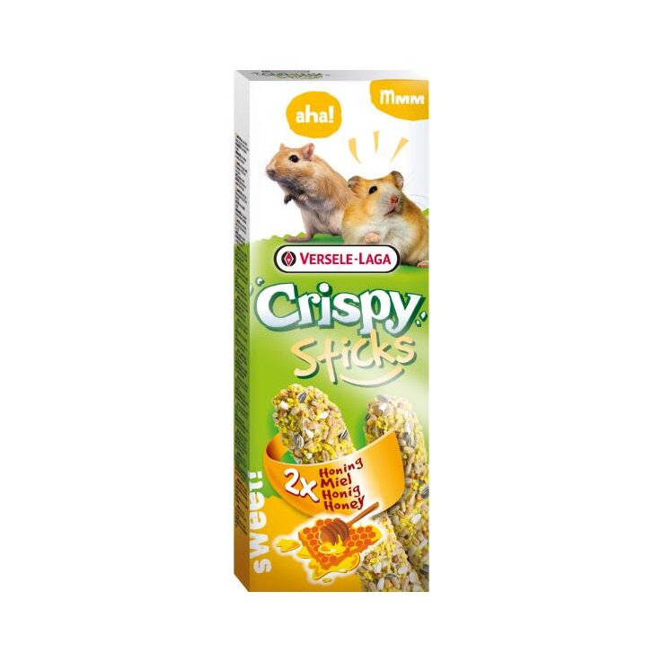 CRISPY Sticks Hamster-Rennmäuse Honig, 110 g