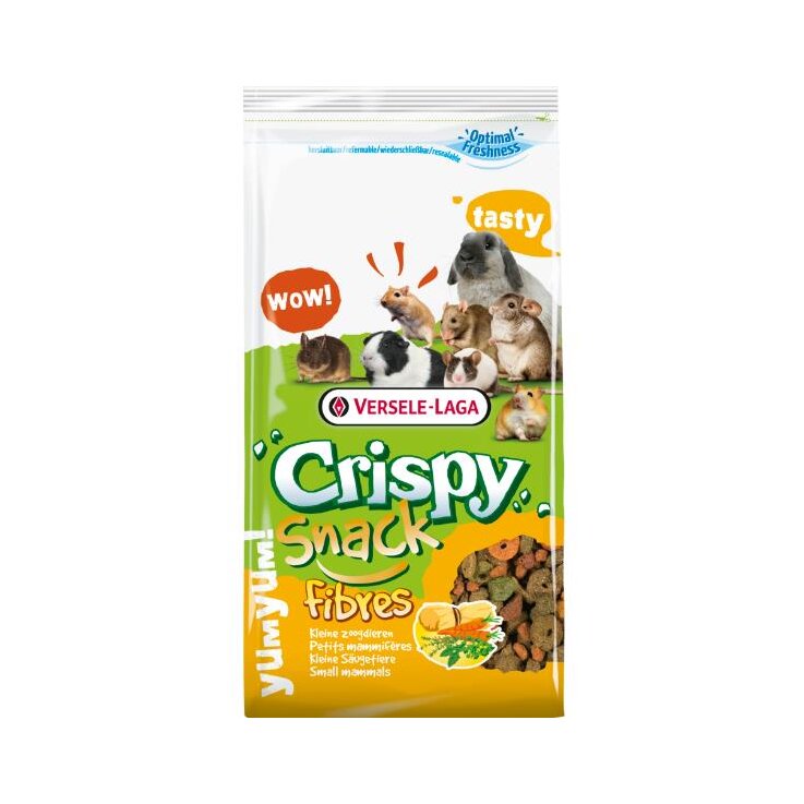 CRISPY Snack Fibres, Kaninchen, Meerschweinchen, Chinchillas & Degus, 650 g