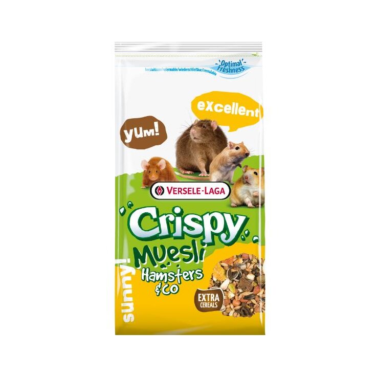 CRISPY Müsli-Hamster & CO für Hamster, Ratten und Mäuse, 1 Kg