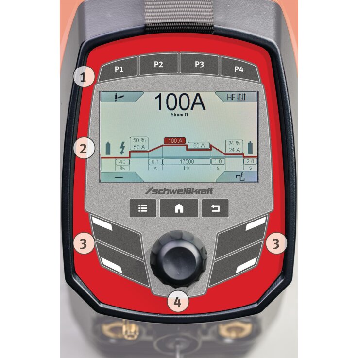 SCHWEISSKRAFT WIG-Inverter HIGH-TIG PLUS  230 AC/DC