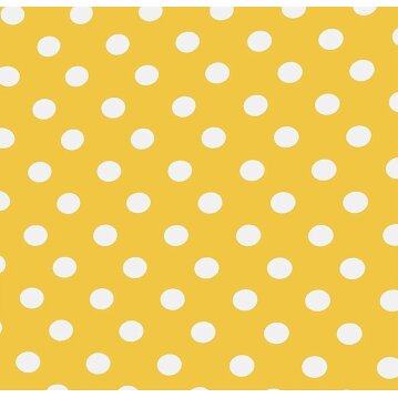 Living & Garden Wachstuch- Tischdecke, gelb - weiss,...