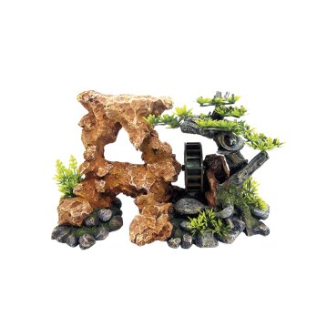 NOBBY Aqua Ornament " FELS MIT WASSERRAD" mit...