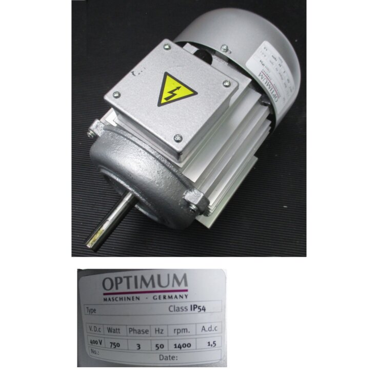 OPTIMUM Motor B23/B26PRO/DQ25 Pos. 23/400V/750W