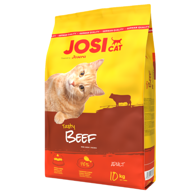 Katzen - Trockenfutter JOSERA JosiCat Tasty Beef, 10 Kg