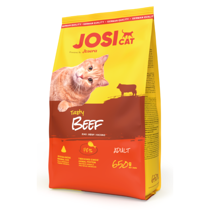 Katzen - Trockenfutter JOSERA JosiCat Tasty Beef, 650 g