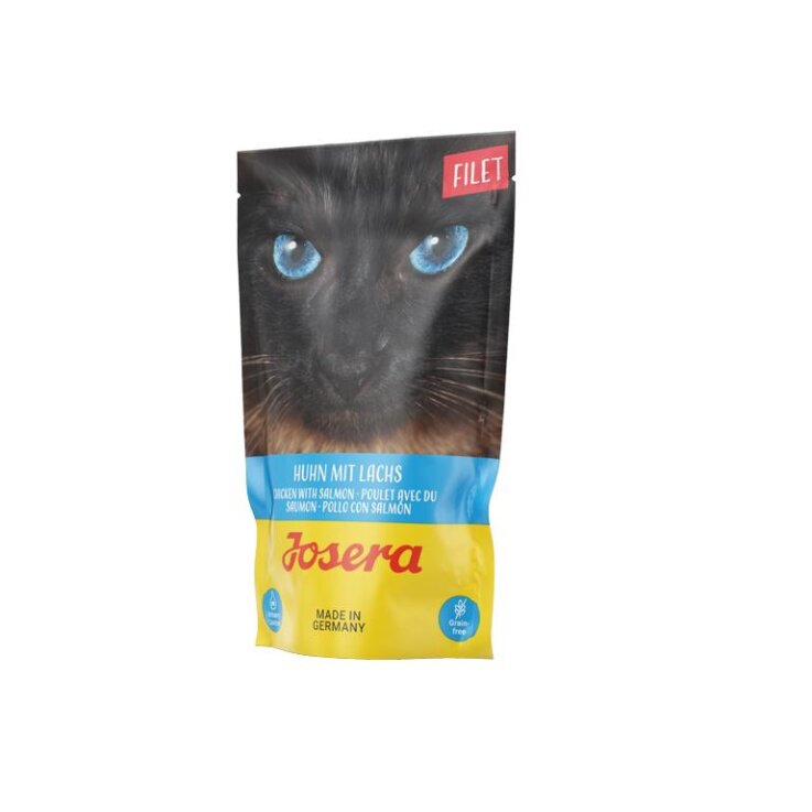 Katzen - Nassfutter JOSERA Filet Huhn mit Lachs, getreidefrei, 70 g