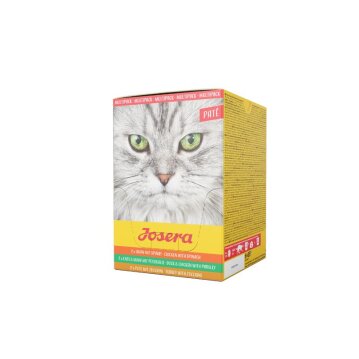 Katzen - Nassfutter JOSERA Multipack Paté, 6 x 85 g