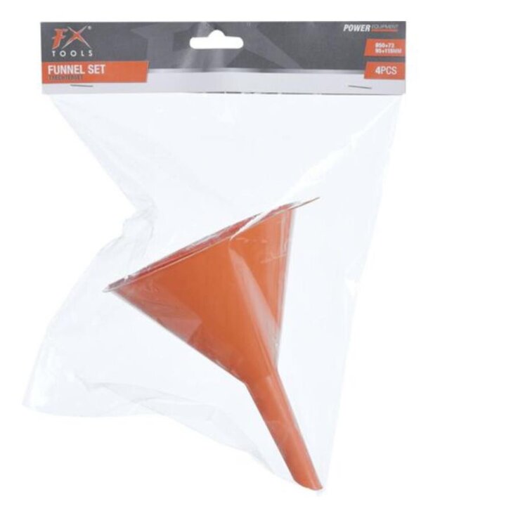 Trichter-Set 4-teilig orange
