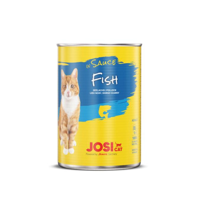 Katzen - Nassfutter JOSERA JosiCat Fish in Sauce, 415 g