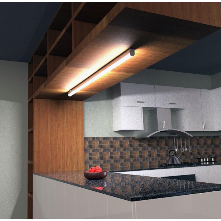 BRILO LED Unterbauleuchte, 87,3 CM, 10 W, WEISS