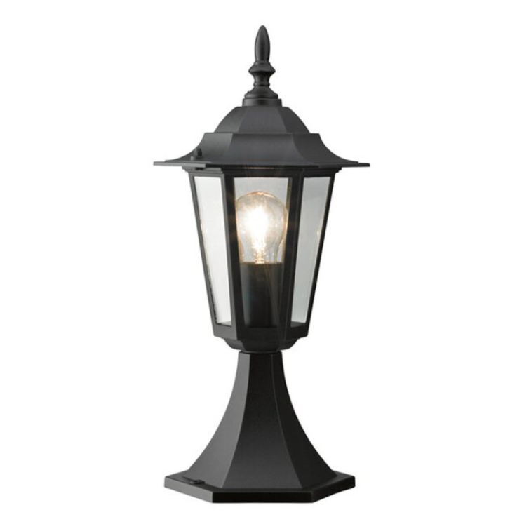 Außensockelleuchte Molinella Schwarz